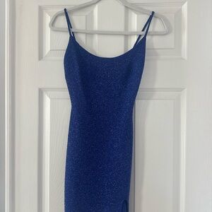 Windsor Sparkling Blue Mini Dress
